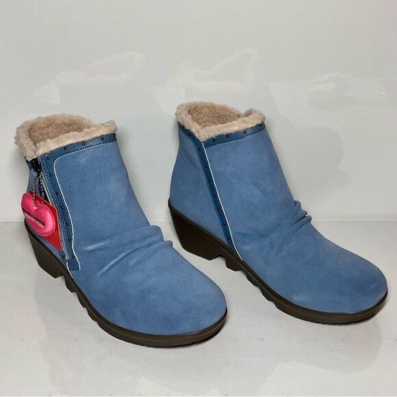 Skechers Jumper Studded Sherpa Trim Bootie - Picture 2 of 7